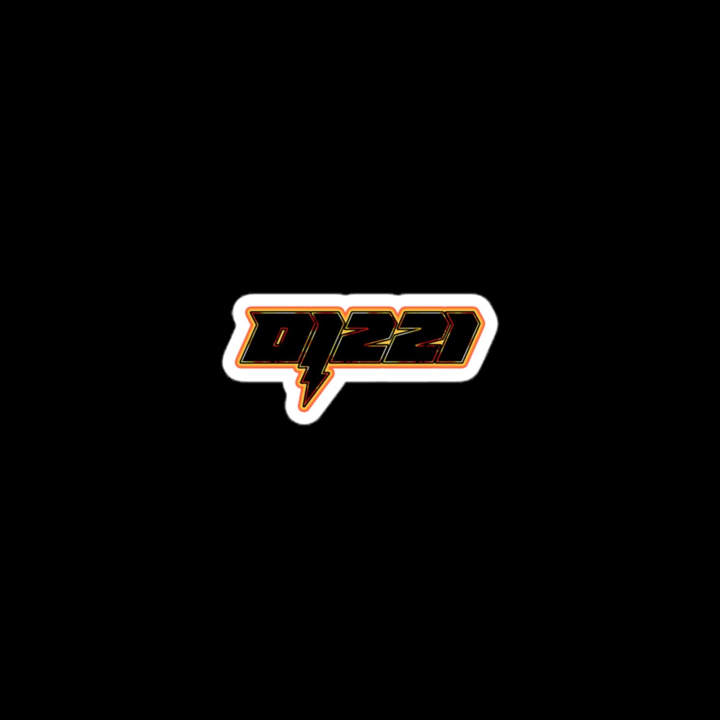 "221" Lava Sticker