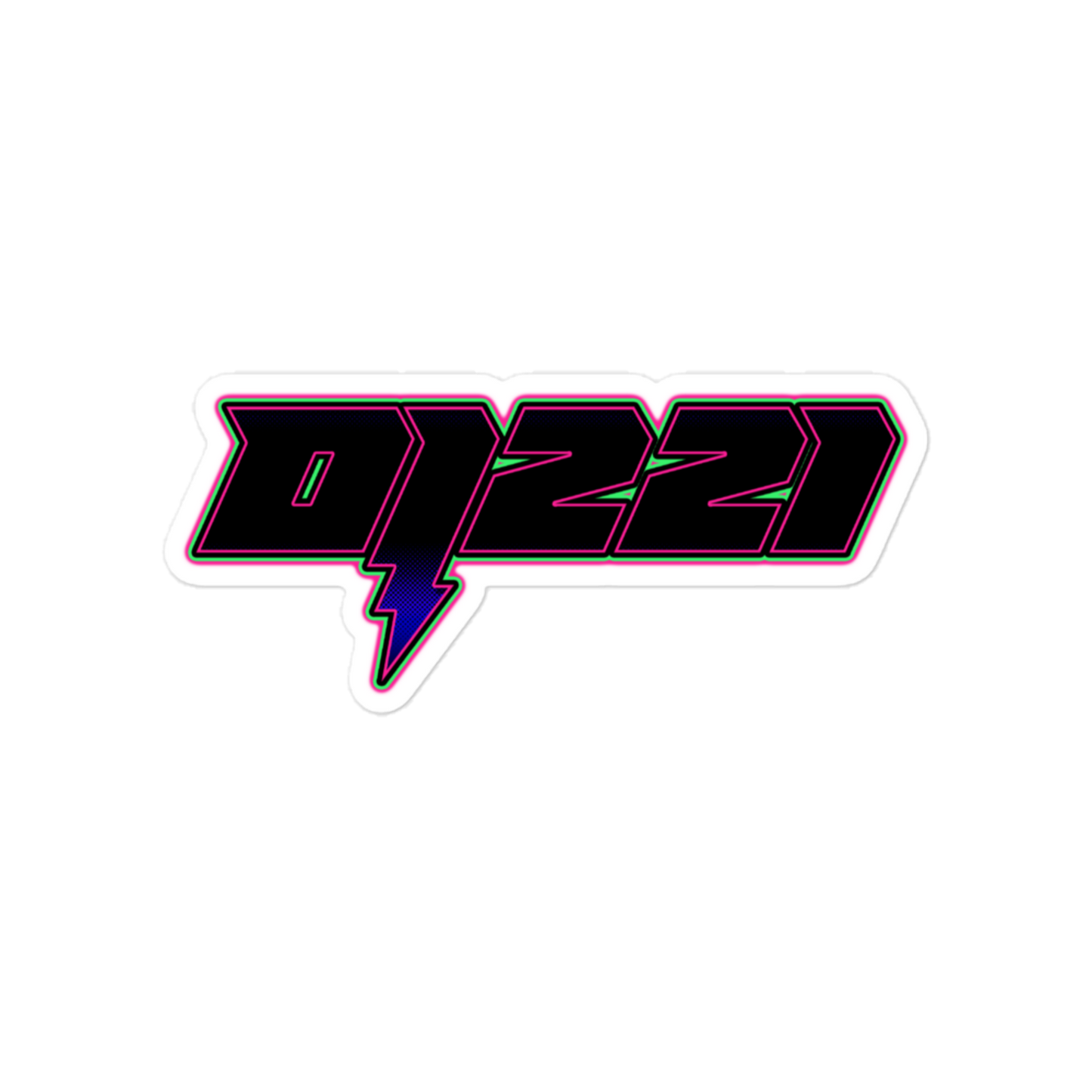 "221" 3 Sticker