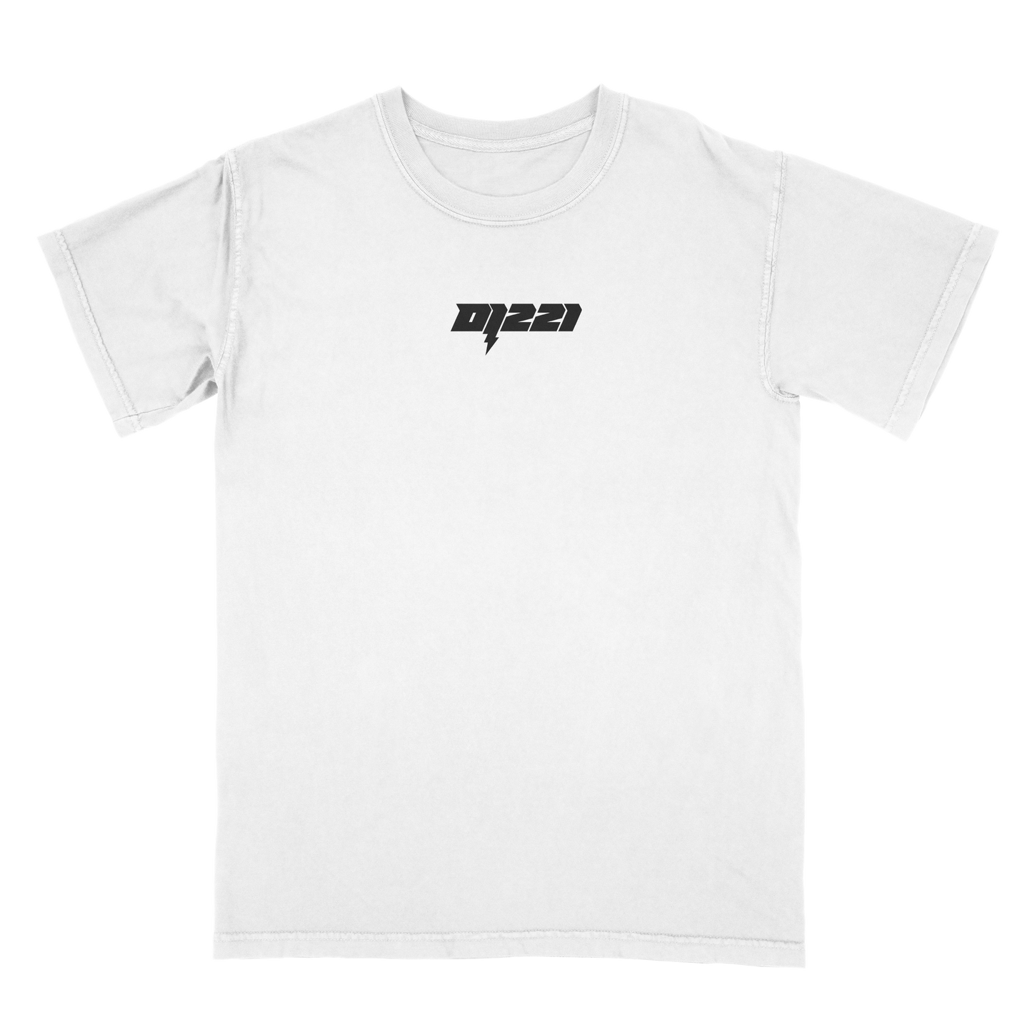 "211" WHT Embroidered Tee